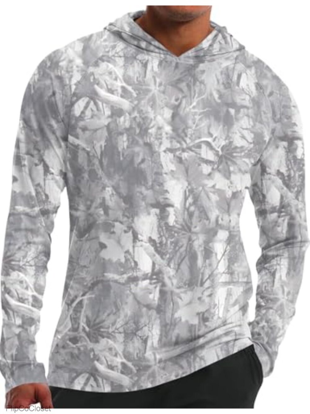 Men's UPF 50+ Sun Protection Hoodie Long Sleeve Quick Dry Rash Guard